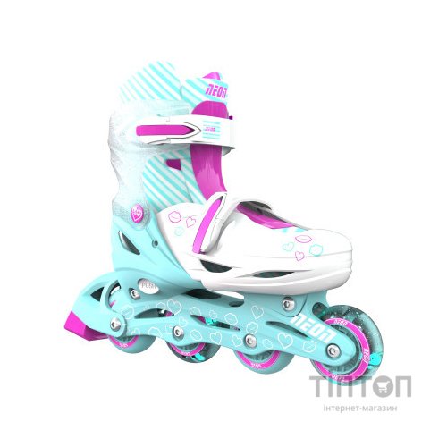 Роликові ковзани Neon Сombo Turquoise розмір 34-37 (NT10T4)