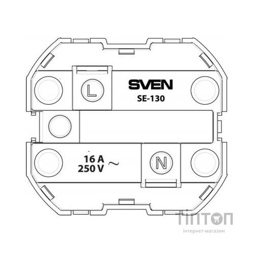 Розетка SVEN SE-130 ivory (6438162010720)