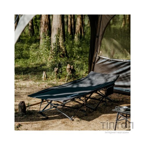 Розкладачка Naturehike CNK2300WS010, поліестер Oxford, чорна (6976507665209)