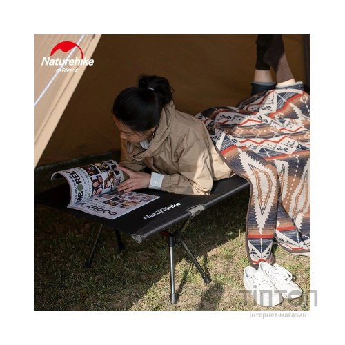Розкладачка Naturehike NH20JJ009 Black (6927595747728)