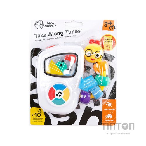 Розвиваюча іграшка Baby Einstein музична Take Along Tunes (30704)