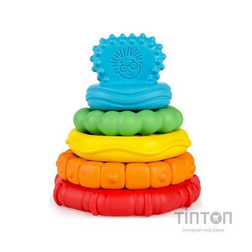 Розвиваюча іграшка Baby Einstein пірамідка Stack & Teethe (12356)