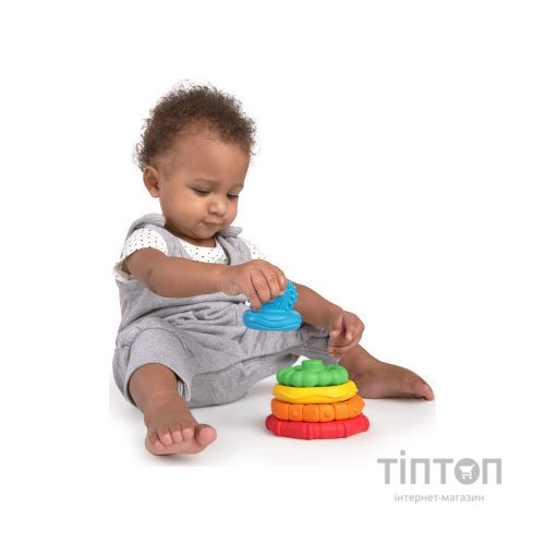 Розвиваюча іграшка Baby Einstein пірамідка Stack & Teethe (12356)