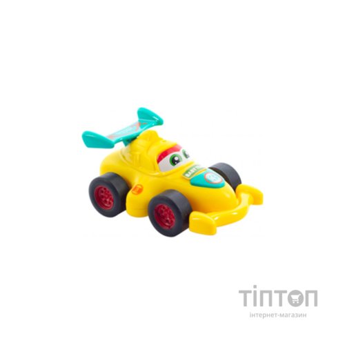 Розвиваюча іграшка Baby Team інерційна машинка жовта (8620_машинка_жовта)