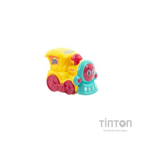 Розвиваюча іграшка Baby Team інерційний поїзд жовтий (8620_паровозик_жовтий)