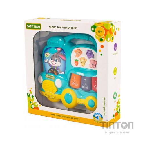 Розвиваюча іграшка Baby Team музична Автобус (8633_голубой)