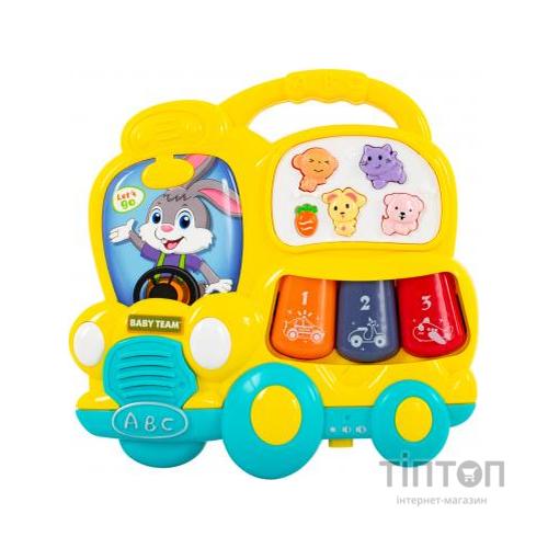 Розвиваюча іграшка Baby Team музична Автобус (8633_желтый)
