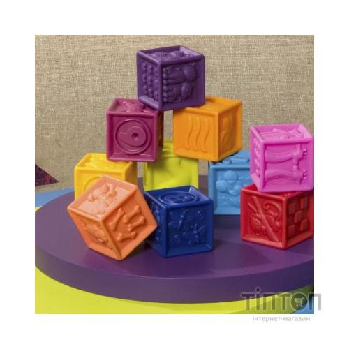 Розвиваюча іграшка BATTAT Порахуй-ка! (BX1002Z) кубики, від 2 років, координація руху, Колірне спри