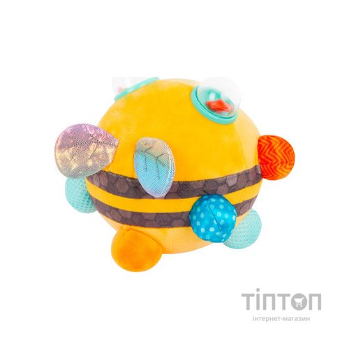 Розвиваюча іграшка Battat Сенсорна м’яка іграшка – Бджілка пухнастик дзиж (BX2037Z)