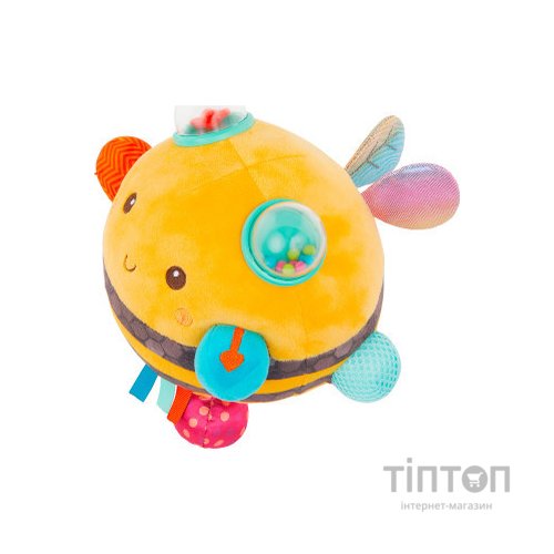 Розвиваюча іграшка Battat Сенсорна м’яка іграшка – Бджілка пухнастик дзиж (BX2037Z)