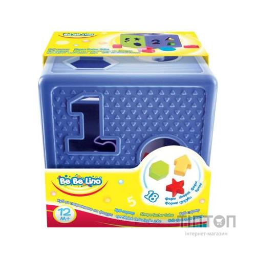 Розвиваюча іграшка BeBeLino Куб-сортер (57116)