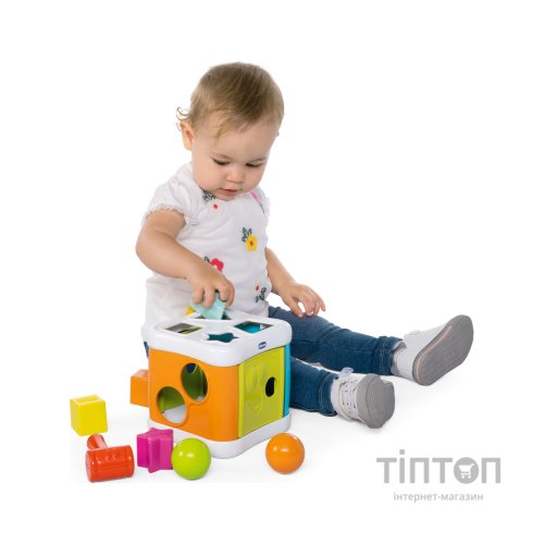 Розвиваюча іграшка Chicco сортер 2 в 1 Куб (09686.10)