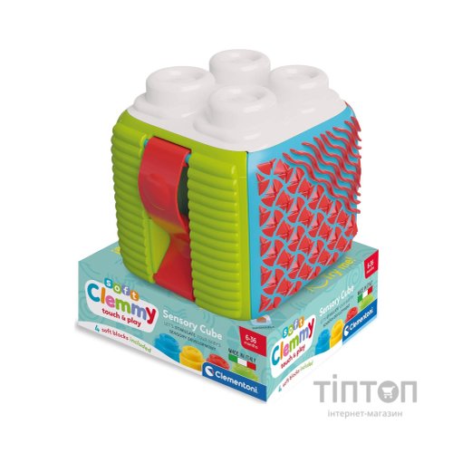 Розвиваюча іграшка Clementoni Sensory Cube, серія Soft Clemmy (17902)