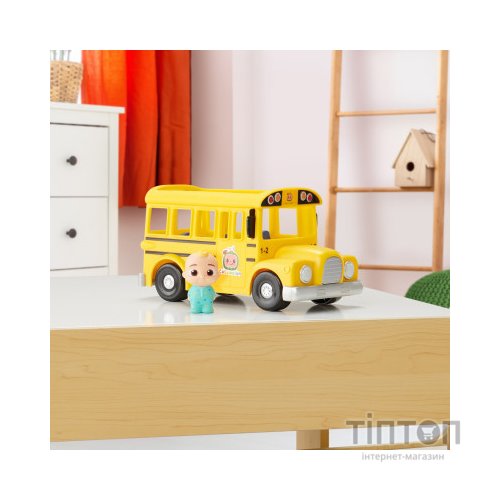 Розвиваюча іграшка CoComelon Feature Vehicle Жовтий Шкільний Автобус зі звуком (CMW0015)