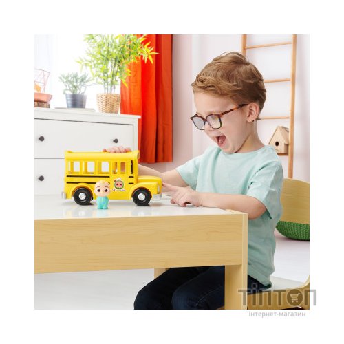 Розвиваюча іграшка CoComelon Feature Vehicle Жовтий Шкільний Автобус зі звуком (CMW0015)