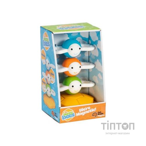Розвиваюча іграшка Fat Brain Toys Магнітна пірамідка Веселі бджілки Dizzy Bees (F294ML)