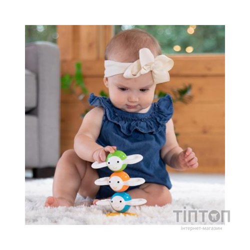 Розвиваюча іграшка Fat Brain Toys Магнітна пірамідка Веселі бджілки Dizzy Bees (F294ML)