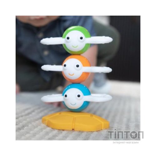Розвиваюча іграшка Fat Brain Toys Магнітна пірамідка Веселі бджілки Dizzy Bees (F294ML)