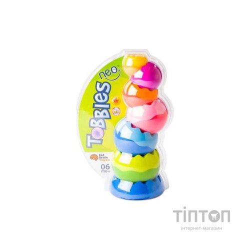 Розвиваюча іграшка Fat Brain Toys Пірамідка-балансир Tobbles Neo (F070ML)