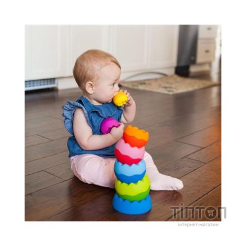 Розвиваюча іграшка Fat Brain Toys Пірамідка-балансир Tobbles Neo (F070ML)