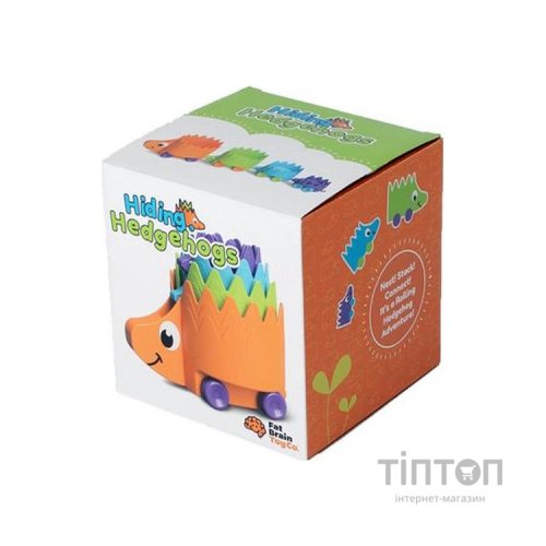 Розвиваюча іграшка Fat Brain Toys Пірамідка на колесах Їжачки Hiding Hedgehogs (F223ML)