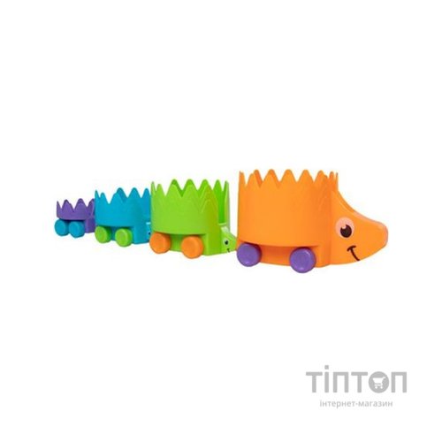 Розвиваюча іграшка Fat Brain Toys Пірамідка на колесах Їжачки Hiding Hedgehogs (F223ML)