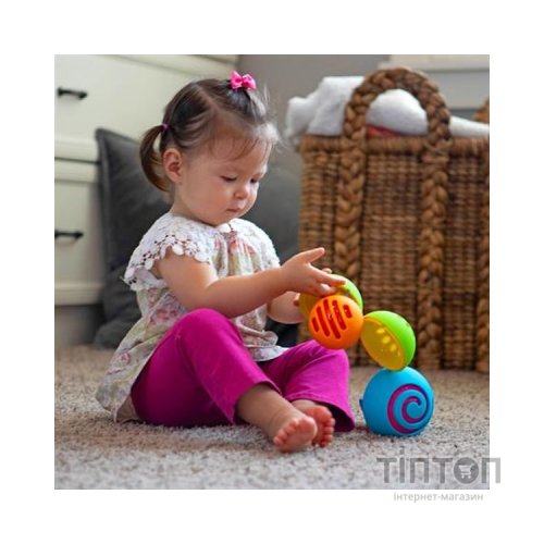 Розвиваюча іграшка Fat Brain Toys Сортер сенсорний Сфери Омбі Oombee Ball (F230ML)