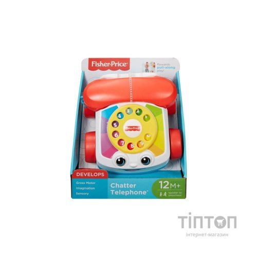 Розвиваюча іграшка Fisher-Price Іграшка-каталка "Веселий телефон" Fisher-Price (FGW66)