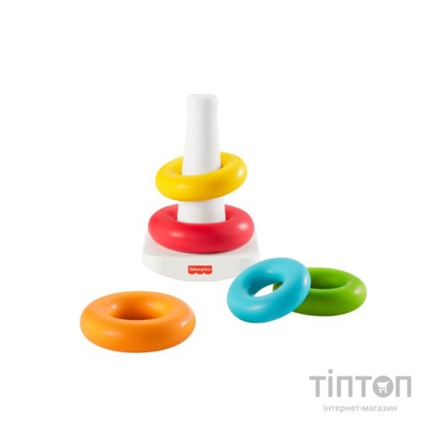 Розвиваюча іграшка Fisher-Price Пірамідка з еко-матеріалів (GRF09)