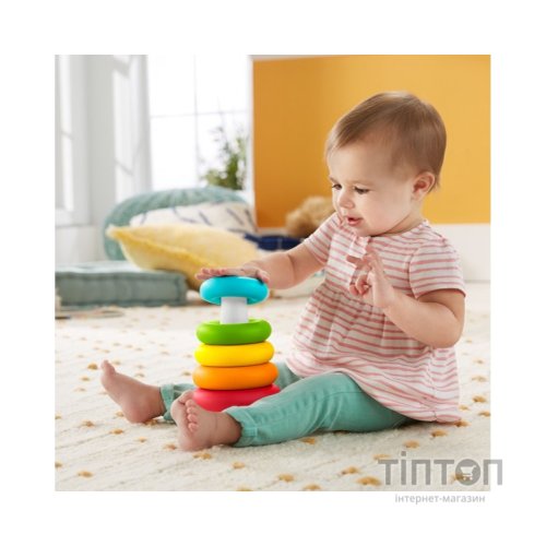 Розвиваюча іграшка Fisher-Price Пірамідка з еко-матеріалів (GRF09)