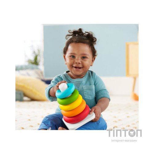 Розвиваюча іграшка Fisher-Price Пірамідка з еко-матеріалів (GRF09)