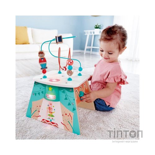 Розвиваюча іграшка Hape Бізікуб Цирк з підсвічуванням (E1813)