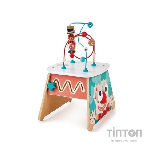 Розвиваюча іграшка Hape Бізікуб Цирк з підсвічуванням (E1813)