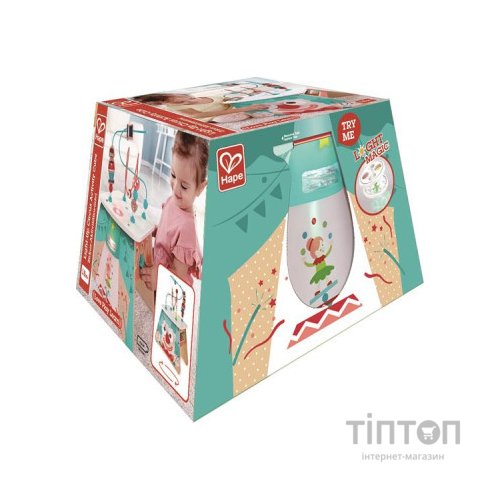Розвиваюча іграшка Hape Бізікуб Цирк з підсвічуванням (E1813)