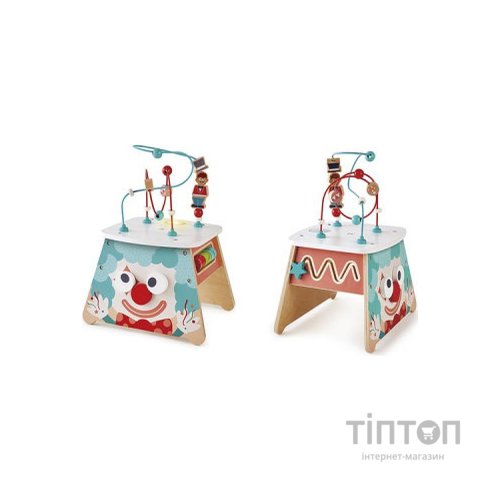 Розвиваюча іграшка Hape Бізікуб Цирк з підсвічуванням (E1813)