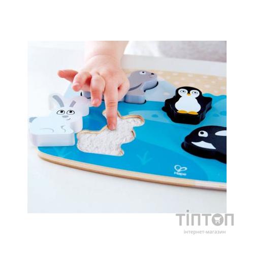 Розвиваюча іграшка Hape Пазл тактильний Полярні тварини (E1620)