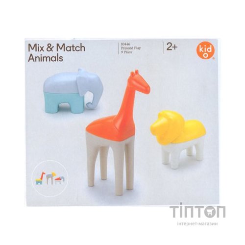 Розвиваюча іграшка Kid O конструктор - пазл Сафарі (10446)