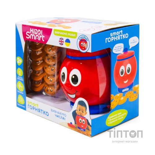 Розвиваюча іграшка Kiddi Smart Інтерактивна навчальна іграшка Smart-Горшочек українська та англійська мова (524800)