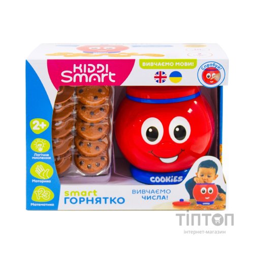 Розвиваюча іграшка Kiddi Smart Інтерактивна навчальна іграшка Smart-Горшочек українська та англійська мова (524800)