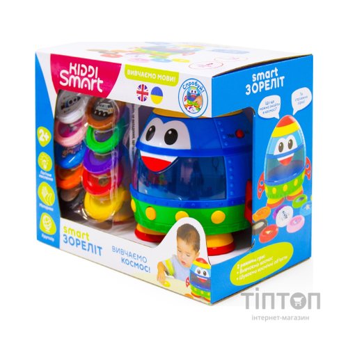 Розвиваюча іграшка Kiddi Smart Інтерактивна навчальна іграшка Smart-Зореліт українська та англійська мова (344675)