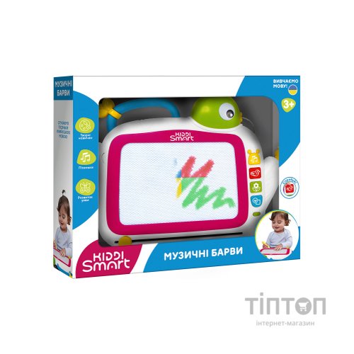 Розвиваюча іграшка Kiddi Smart Магнітна дошка - Музичні барви (DM909-UA)