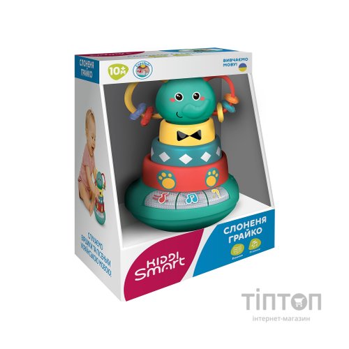 Розвиваюча іграшка Kiddi Smart Слоненя Грайко (1305-UK)