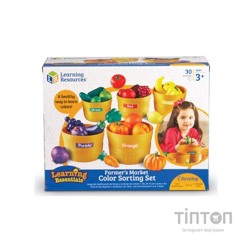 Розвиваюча іграшка Learning Resources Навчальний ігровий набір-сортер – Фермерський ринок (LER3060)