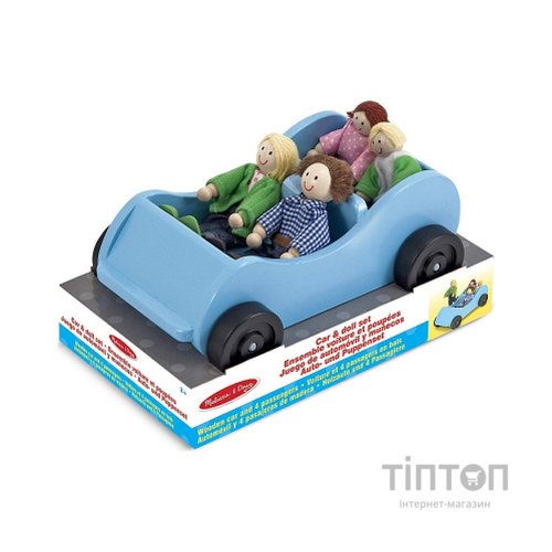 Розвиваюча іграшка Melissa&Doug Дорожня машинка з ляльками