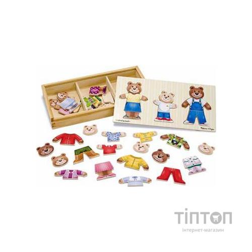 Розвиваюча іграшка Melissa&amp;Doug Одягни сім'ю ведмедів