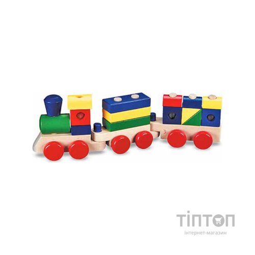 Розвиваюча іграшка Melissa&Doug Поїзд із кубиків