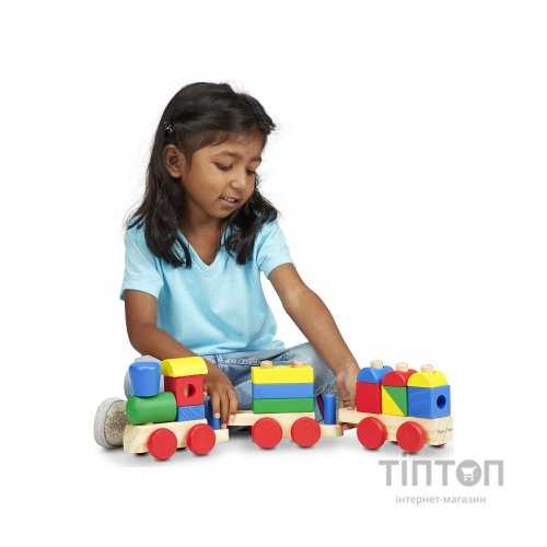Розвиваюча іграшка Melissa&Doug Поїзд із кубиків