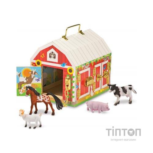 Розвиваюча іграшка Melissa&Doug Будиночок-сарай з тваринами (MD2564)