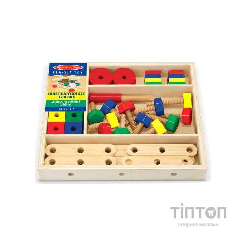 Розвиваюча іграшка Melissa&Doug Дерев'яний будівельний конструктор (MD5151)