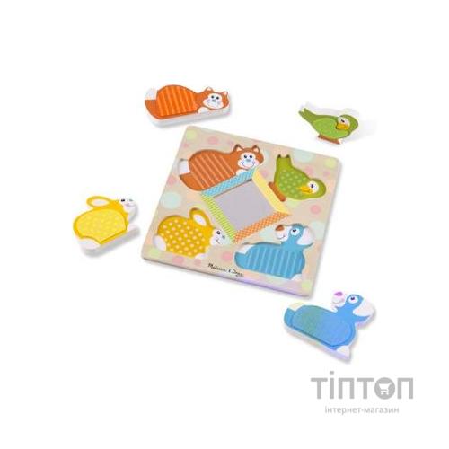 Розвиваюча іграшка Melissa&Doug Дзеркальний пазл з тваринами (MD1898)